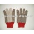 Gants ponctuels pvc pour impression